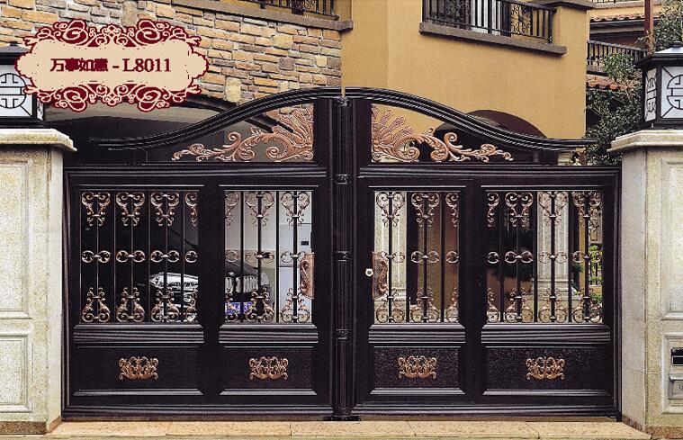 鋁藝庭院門(mén)大門(mén),鋁藝庭院門(mén)廠家，鋁藝庭院門(mén)